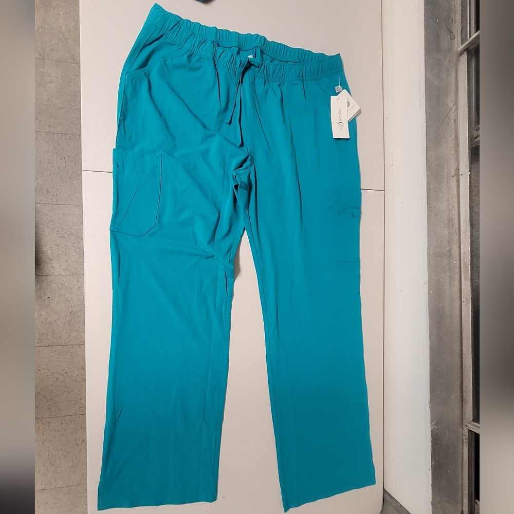 Sapphire brand Cherokee Scrub bottoms, teal XL Tall, womens